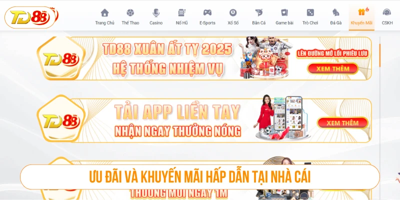 Giới thiệu ưu đãi và khuyến mãi hấp dẫn tại nhà cái