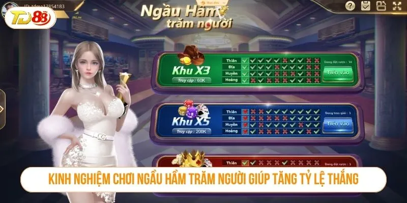 Kinh nghiệm chơi ngầu hầm trăm người giúp tăng tỷ lệ thắng