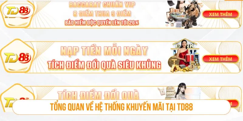 Tổng quan về hệ thống khuyến mãi tại TD88